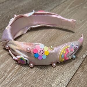 Sparkling Pink Pearl Kids Headband